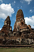 Ayutthaya, Thailand. Wat Phra Ram, The central prang (tower).